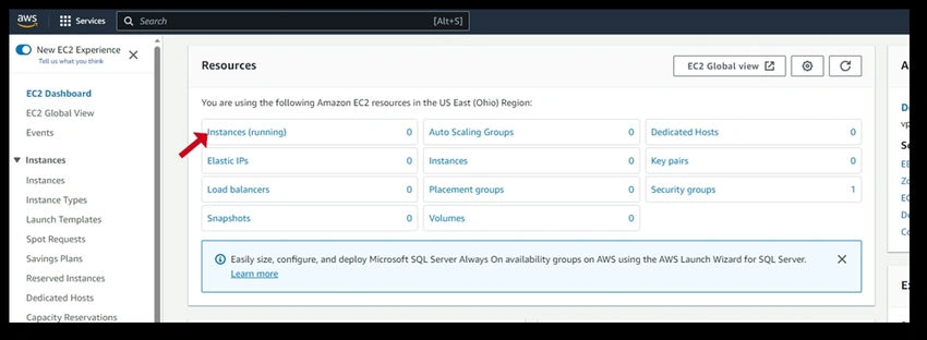 running instances