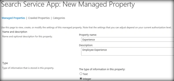 Managed property