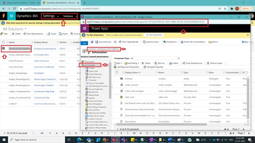 Creation of Web resource Through CRM Classic UI in Dynamics CRM