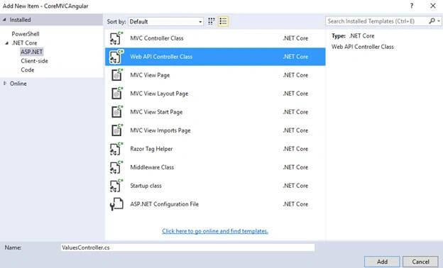 WebApi Controller