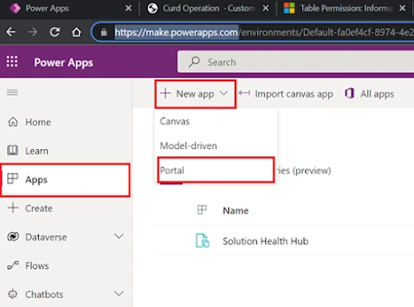 Power Apps portal