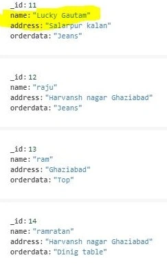 Database output