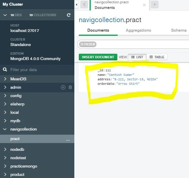 Open database