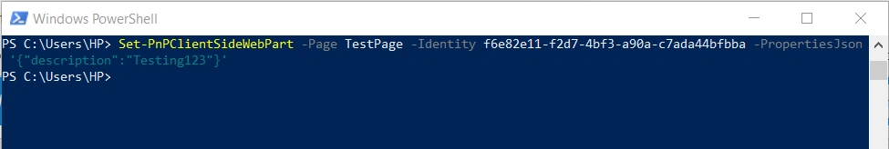 CRUD Operation On SharePoint SPFx Webpart Using PnP PowerShell