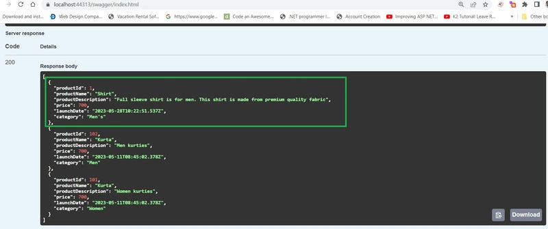 CRUD Operation using Elastic Search