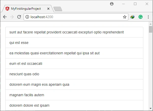 CRUD Operation with Fake Http Service In Angular