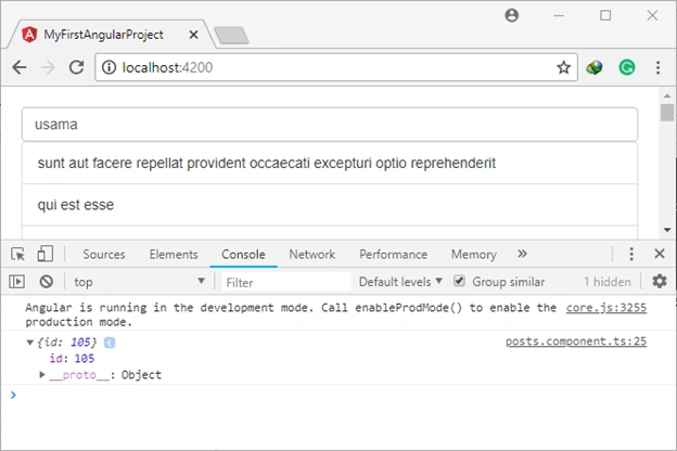 CRUD Operation with Fake Http Service In Angular