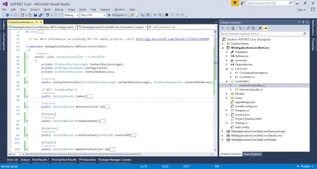 Add CsvWriter in WebApplicationCore.NetCore