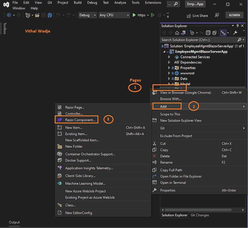 CRUD Operations In ASP.NET Core Blazor Server with Azure Cosmos DB and C#