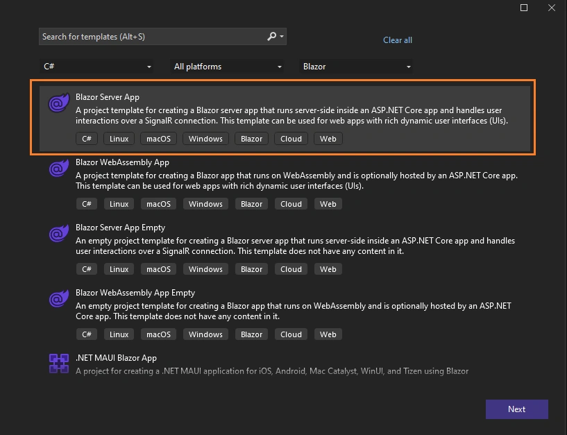 CRUD Operations In ASP.NET Core Blazor Server with Azure Cosmos DB and C#