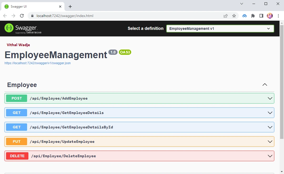 CRUD Operations in Azure Cosmos DB SQL API Using ASP.NET Core Web API C#