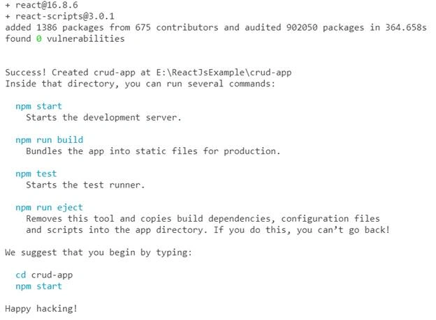 CRUD Operations In ReactJS With Axios Using Web API And SQL Server
