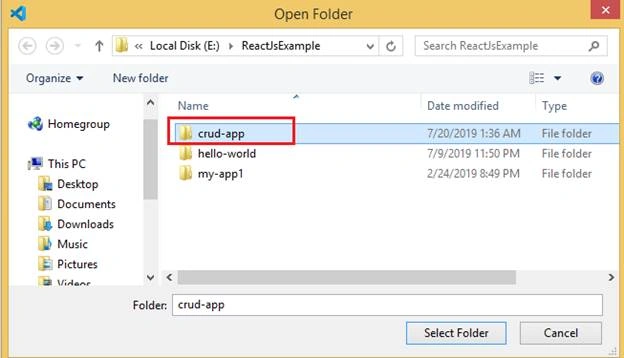 CRUD Operations In ReactJS With Axios Using Web API And SQL Server