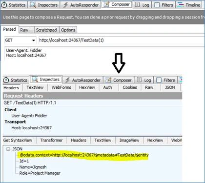 Output in Fiddler