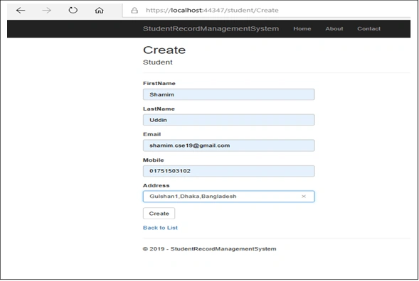 CRUD Operations Using ASP.NET Core And ADO.NET