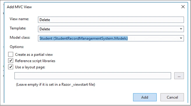CRUD Operations Using ASP.NET Core And ADO.NET