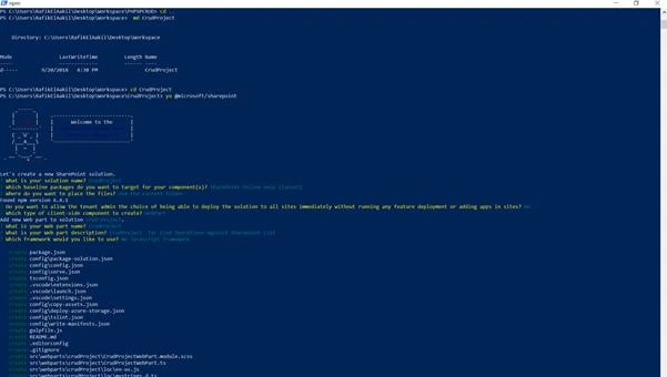 CRUD Operations Using Sharepoint FrameWork and PnP JS Library