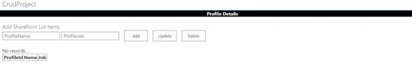 CRUD Operations Using Sharepoint FrameWork and PnP JS Library
