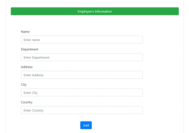 CRUD Operations Using Web API, MongoDB And Angular 7