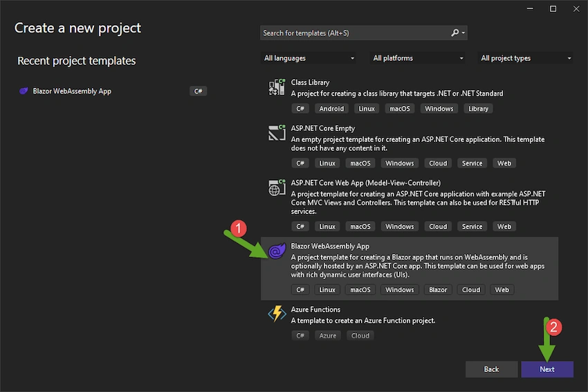 CRUD Operations with Blazor in .NET 6