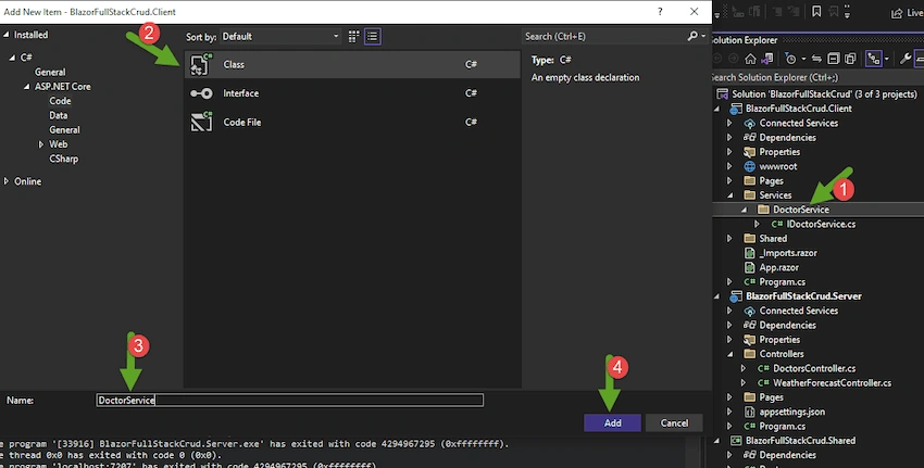 CRUD Operations with Blazor in .NET 6