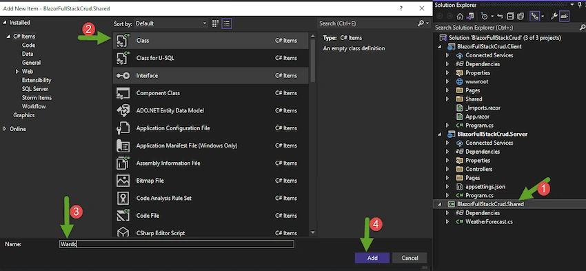 CRUD Operations with Blazor in .NET 6