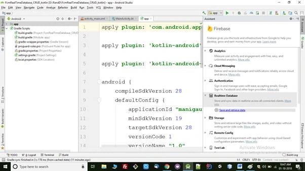 CRUD Operations With FCM Database Using Kotlin