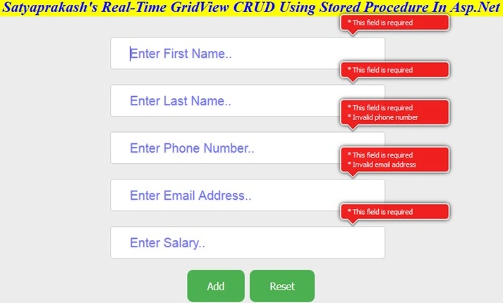 Click add button