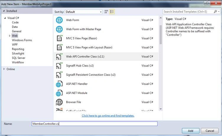 CRUD with Asp.Net Web API