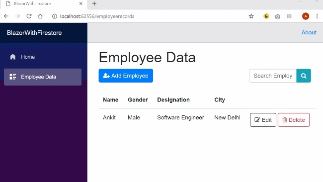  Blazor application