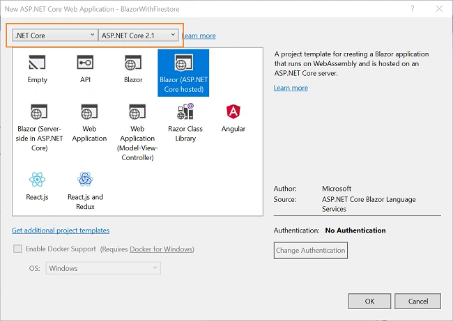 ASP.NET Core 2.1
