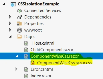 CSS Isolation In Blazor