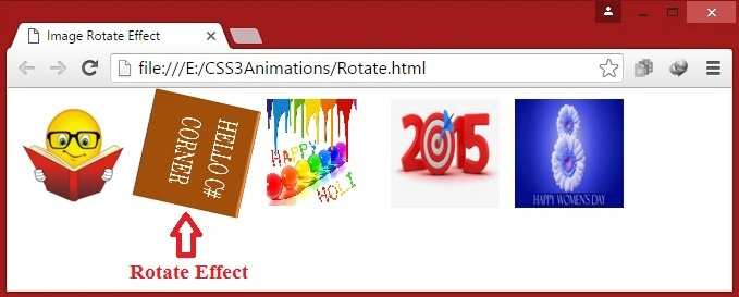 Rotate effect