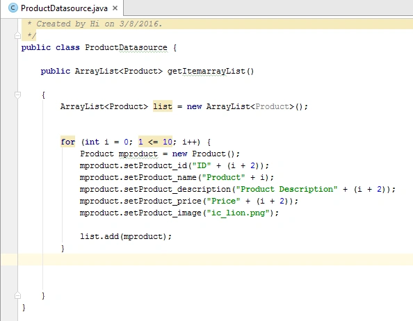 code