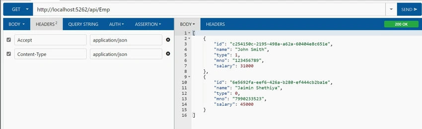  JSON API responses