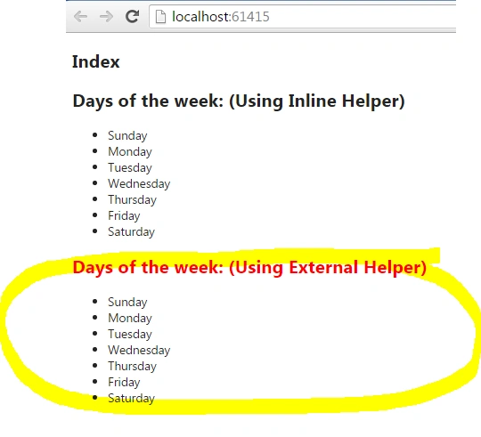Helper folder
