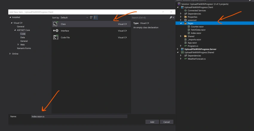 File Upload With Progress using Blazor WebAssembly & ASP.NET Core API