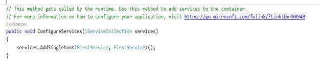 Dependency Injection In .Net Core