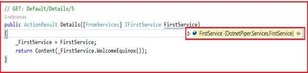 Dependency Injection In .Net Core