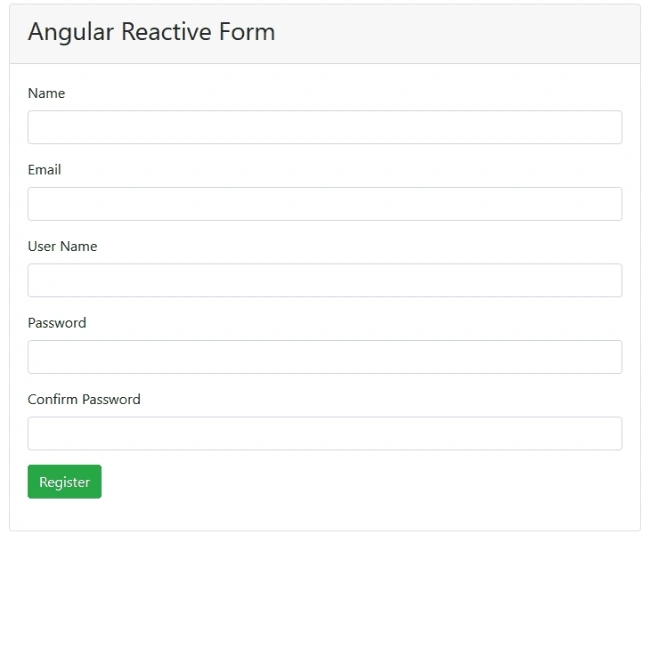 Custom Validation In Angular Reactive Forms