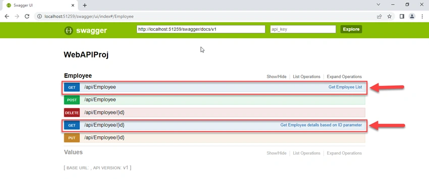 Customize Swagger UI In ASP.NET Web API Restful Service