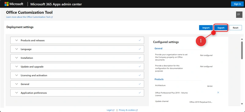 Configuration file