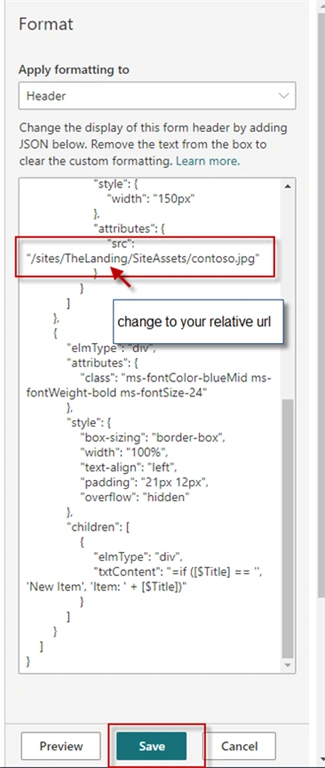 Adding Header To SharePoint List Form