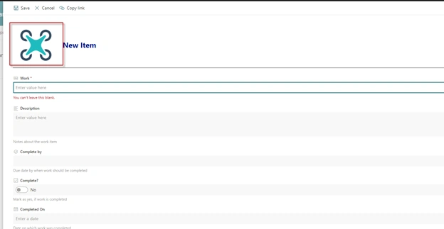 Adding Header To SharePoint List Form