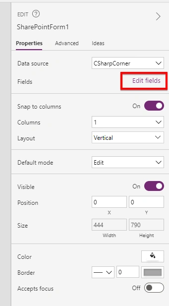 Customizing SharePoint Online List Form Using PowerApps