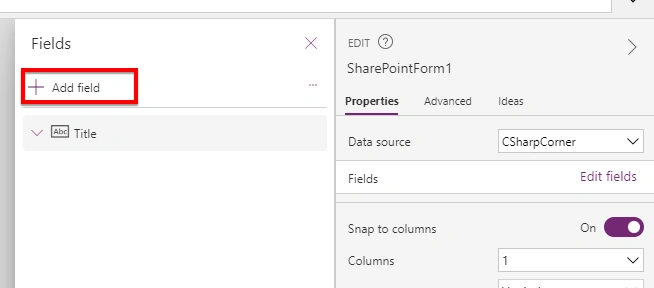 Customizing SharePoint Online List Form Using PowerApps