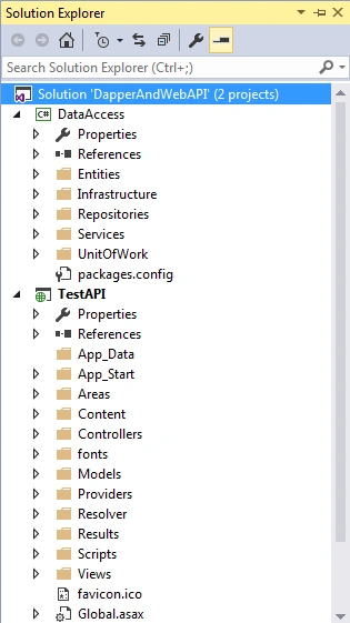 project structure