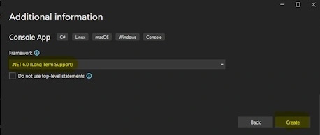 Console app