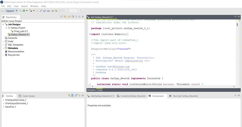 Data Integration - Talend ETL Tool Basics