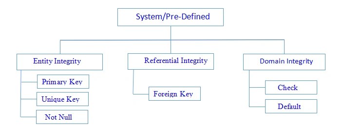 System/Pre Defined Integrity